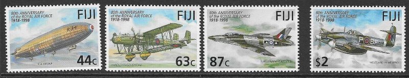 FIJI SG1016/19 1998 ROYAL AIR FORCE MNH
