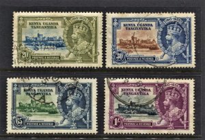 STAMP STATION PERTH - KUT #42-45 KGV Silver Jubilee Used CV$15.00