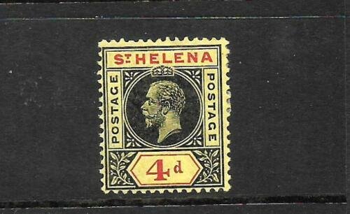 ST HELENA  1912  4d   KGV  MLH    SG 83  