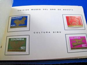 COLUMBIA - SCOTT # C611-23, 825-831  - PRESENTATION FOLDER  -  MNH