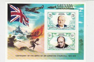 Grenada Sir Winston Churchill Centenary of Birth MNH Mini Stamps Sheet Ref 27106