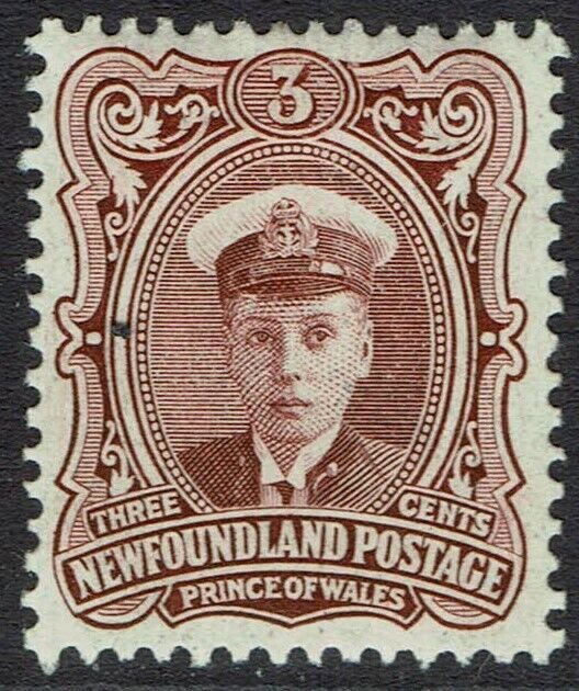 NEWFOUNDLAND 1911 CORONATION 3C PRINCE OF WALES