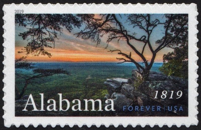 SC#5360 (55¢) Alabama Statehood Single (2019) SA