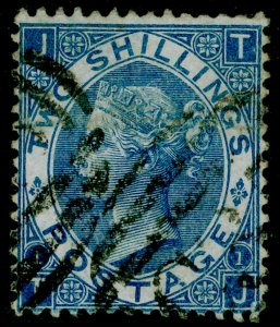 SG118, 2s dull blue, FINE USED. Cat £140. C35 PANAMA. TJ 