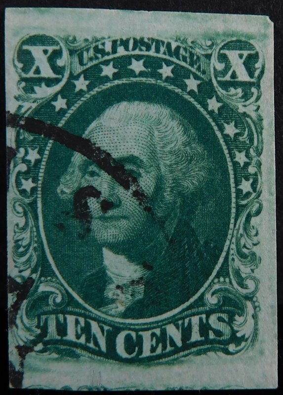 USA #15 VF USED WITH BLACK CDS.