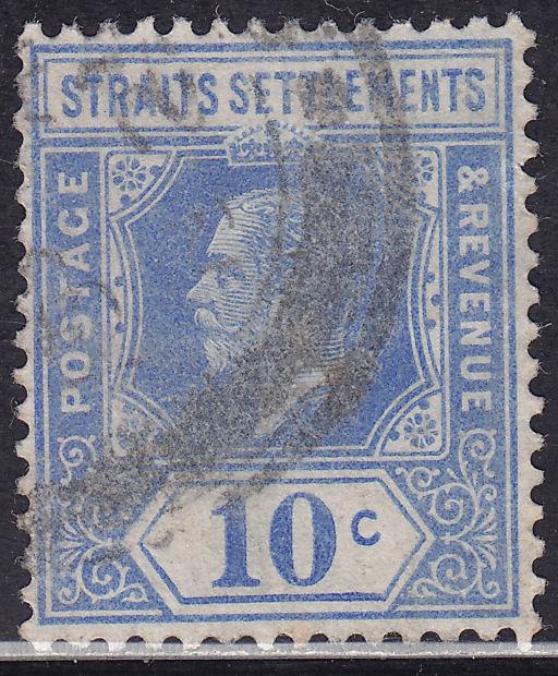 Straights Settlements 159 USED 1918 King George V