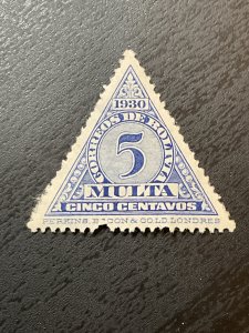 Bolivia SC# J1 Unused