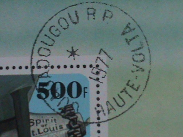 BURKINA FASO-1977--SH94-PROMOTE-HISTORY OF AVIATION- CTO S/S VF-EST.$6