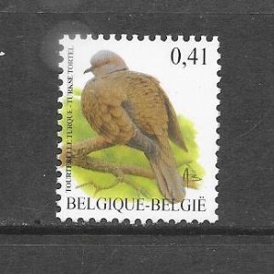 BIRDS - BELGIUM #1913B COLLARD DOVE MNH