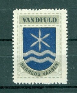 Denmark. Poster Stamp 1940/42. Mnh. District: Vanfuld. Coats Of Arms: Star,Ocean