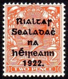 1922 Thom 2d Die II with wmk. inv. & reversed, u/m mint, very fresh,