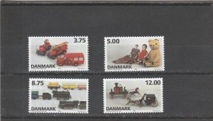 Denmark  Scott#  1037-1040  MNH  (1995 Toys)