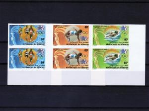 Djibouti 1984 Los Angeles Olympics Set(3)Pairs Imperf.C200/2