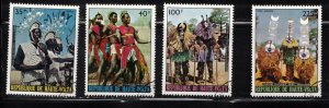 UPPER VOLTA Scott # 309-10, C174-5 Cancelled - Dancers In Costumes