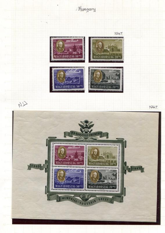 Hungary #CB1-CB1C plus sheet VF NH