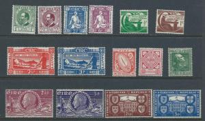 Ireland 124-5 // 141,8 Diff. MNH sets. 2018 CV $52.35