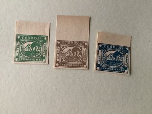 Buenos Aires reprints from original dies of 1858 mint never hinged stamps A2987