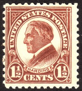 1923, US 1 1/2c, Harding, MNH, Sc 553