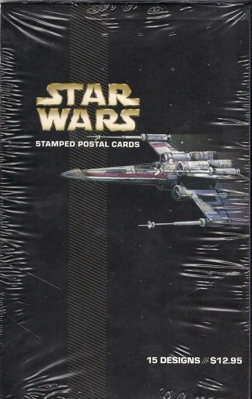 UX489-503 26 cent Star Wars booklet Postal Cards mint NH XF