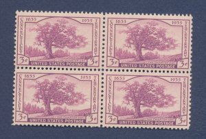 USA - Scott  772 - MNH Block - Charter Oak - 1935