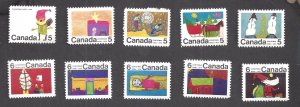 CANADA # 519-528 VF MINT NH 1970 CHRISTMAS SELECTION UNTAGGED BS28142