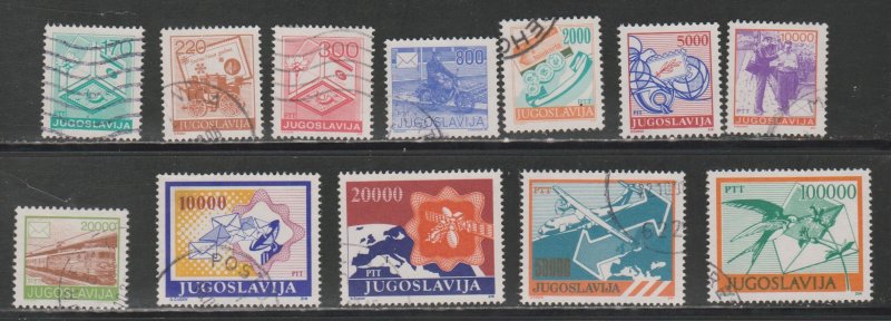 Yugoslavia # 1935-1945,  Pictorial Definitives, Used, 1/3 Cat.