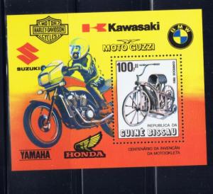 Guinea-Bissau 634 NH 1985 Motorcycles S/S  