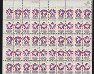 US 1432 8c American Revolution Bicentennial Mint Stamp Sheet OG NH