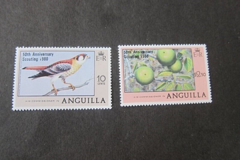 Anguilla Sc 387-388 Bird Set MNH