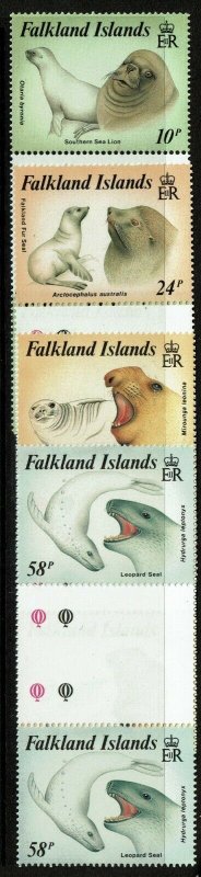Falkland Islands SC# 461-464, Mint Never Hinged, gutter pairs - S13131