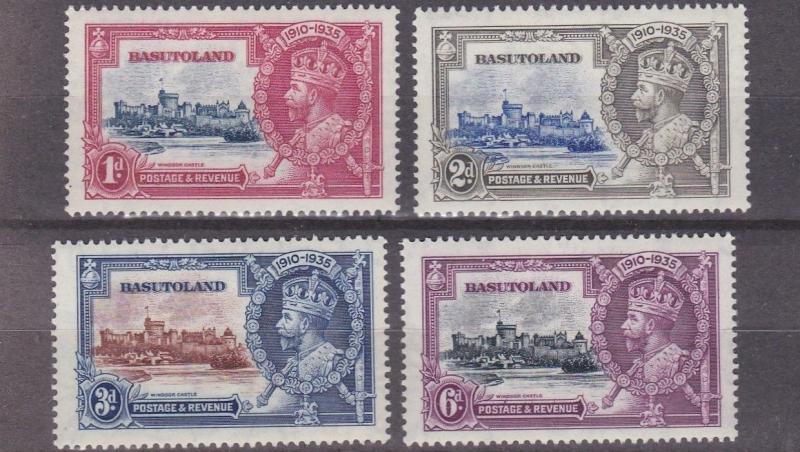 BASUTOLAND   1935  SILVER JUBILEE SET  MH 