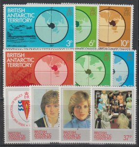 British Antarctic Territory SC 86-95 MNH