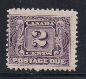 Canada Sc J2 1906 2 c violet postage due stamp mint