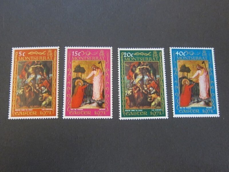 Montserrat 1971 Sc 256-59 set MH