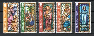 Gibraltar 740-744 MNH .