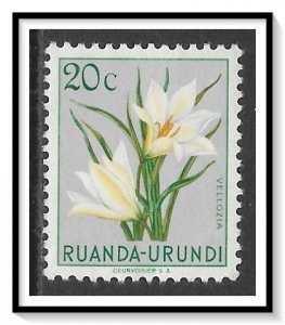 Ruanda-Urundi #116 Flowers NG