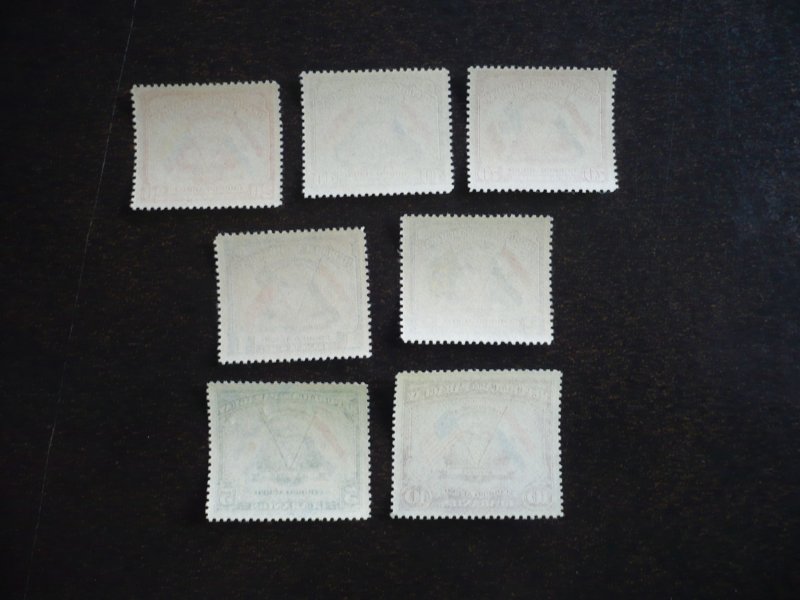 Stamps - Paraguay - Scott# C147-C153 - Mint Never Hinged Set of 7 Stamps