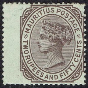 MAURITIUS 1879 QV 2R50C