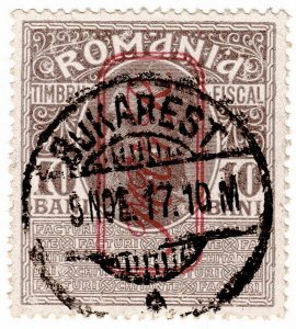 (I.B) Romania Revenue : Duty Stamp 10b (German Occupation)