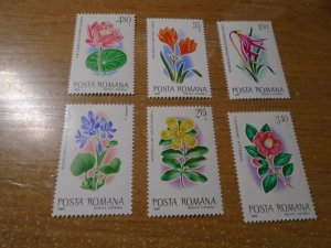 Romania  # 2950-55  MNH   Flowers