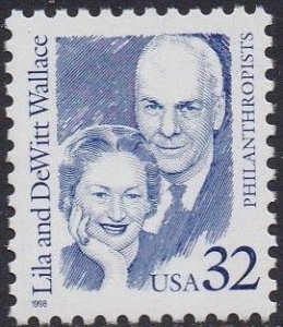 2936 Lila &DeWitt Wallace MNH