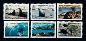 [99461] South Georgia 1991 Marine Life Elephant seals  MNH