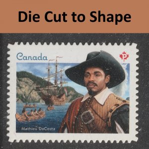 Canada 2969i Black History Month Mathieu Da Costa P DCTS single MNH 2017