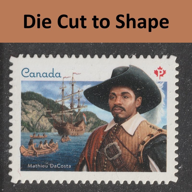 Canada 2969i Black History Month Mathieu Da Costa P DCTS single MNH 2017