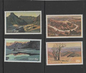 SOUTH WEST AFRICA #471-474  1981 FISH RIVER CANYON    MINT VF NH O.G