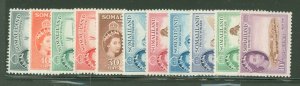 Somaliland Protectorate #128-39  Single (Complete Set)