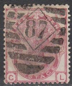 Great Britain #61 Plate 11 F-VF Used CV $50.00  (A2988)