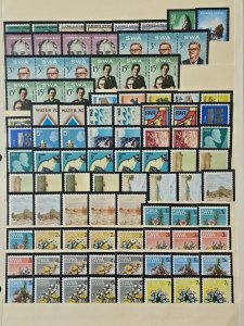 South Africa Mint NH Stamp Collection in Mounts on Stock Pages