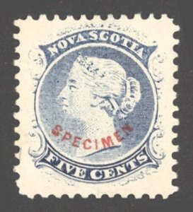 #10 specimen Nova-Scotia Senf Forgery, No Gum