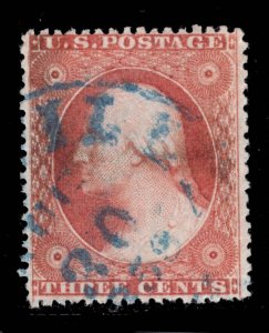 MOMEN: US STAMPS #26 AUG 30 1859 USED XF LOT #89195*